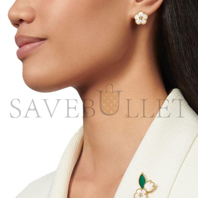 VAN CLEEF ARPELS BLOSSOM 18K YELLOW GOLD MOTHER-OF-PEARL VCARPMLB00
